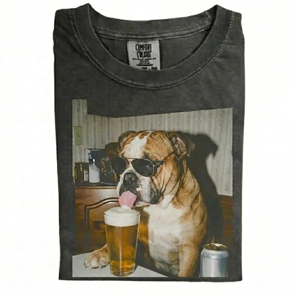Dog Drinking Beer Meme Gift for Dog Lovers T-Shirt/Sweatshirt/Hoodie