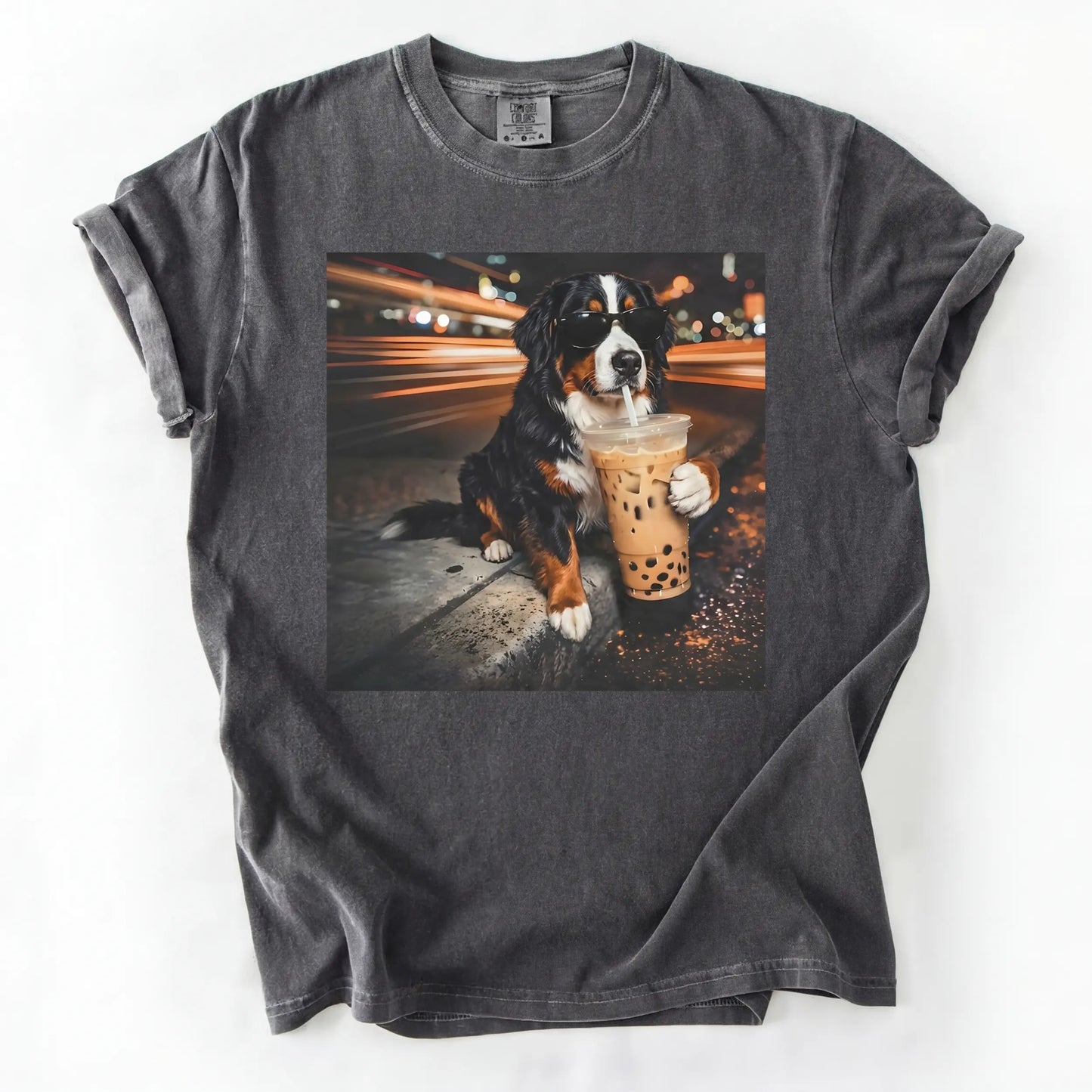 Dog Drinking Bubble Tea Meme Gift for Dog Lovers T-Shirt/Sweatshirt/Hoodie