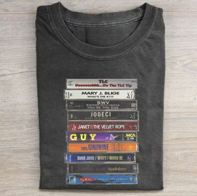 Vintage 90s R&B Casstte Tape T-Shirt/Sweatshirt/Hoodie