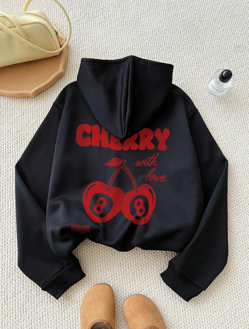 Women's Cherry & Letter T-Shirt/Sweatshirt/Hoodie