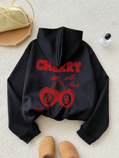 Women's Cherry & Letter T-Shirt/Sweatshirt/Hoodie