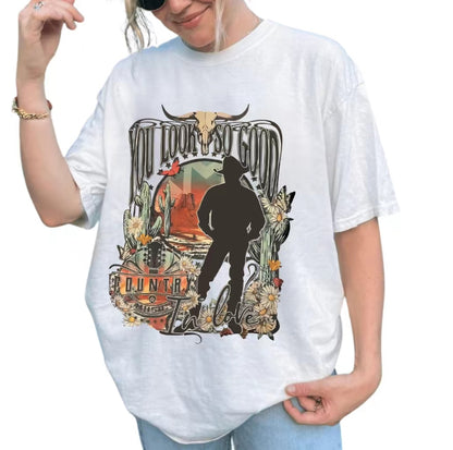 You Look So Good Country In Love Graphic Vintage T-Shirt/Sweatshirt/Hoodie