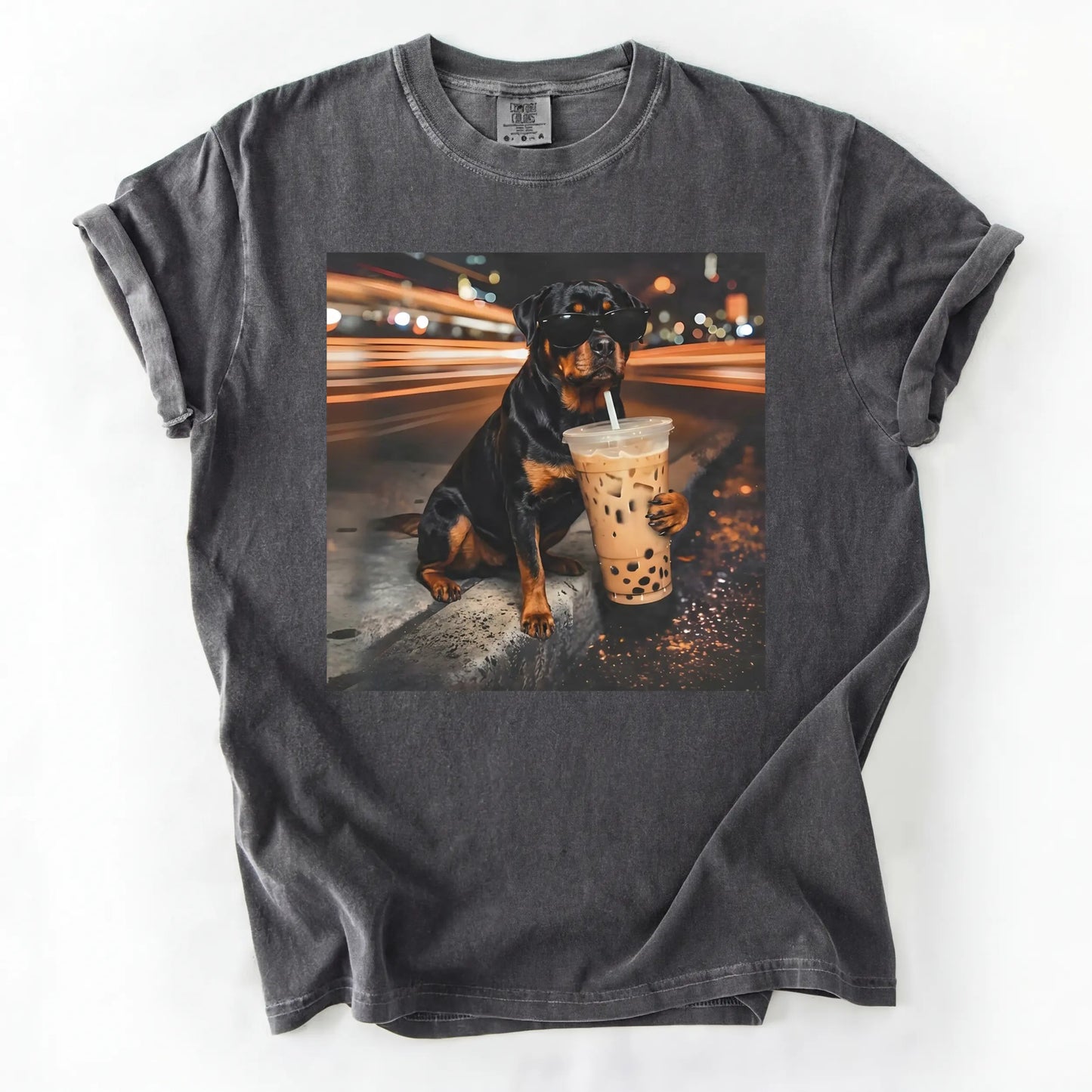 Dog Drinking Bubble Tea Meme Gift for Dog Lovers T-Shirt/Sweatshirt/Hoodie