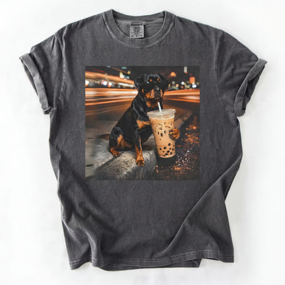 Dog Drinking Bubble Tea Meme Gift for Dog Lovers T-Shirt/Sweatshirt/Hoodie