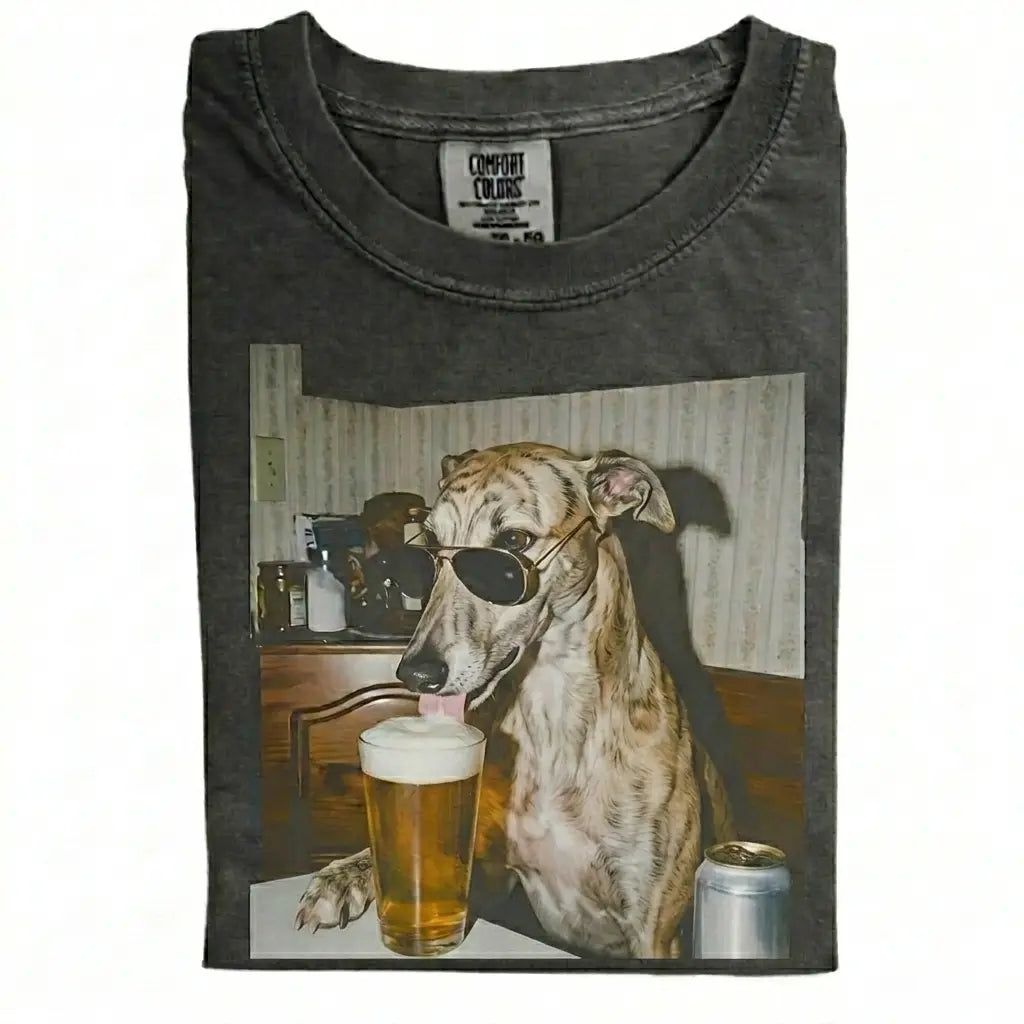 Dog Drinking Beer Meme Gift for Dog Lovers T-Shirt/Sweatshirt/Hoodie