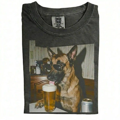 Dog Drinking Beer Meme Gift for Dog Lovers T-Shirt/Sweatshirt/Hoodie