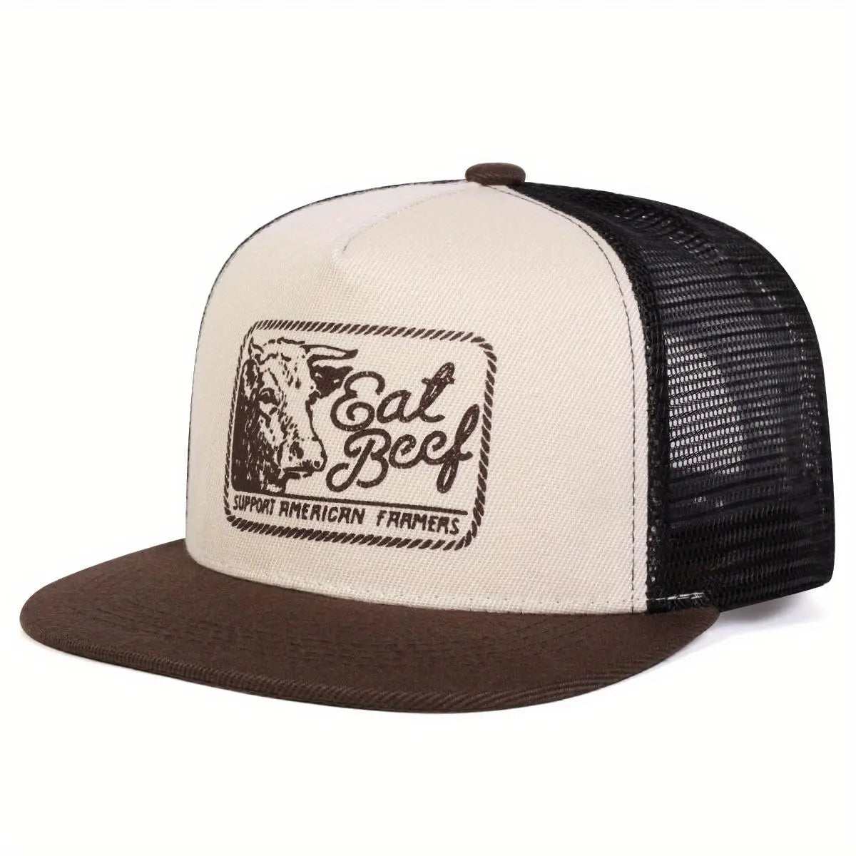 Eat Beef Bull's Head Hat