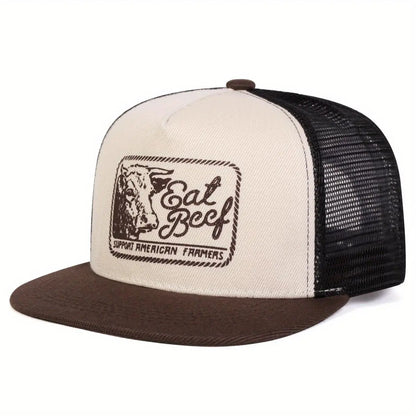 Eat Beef Bull's Head Hat