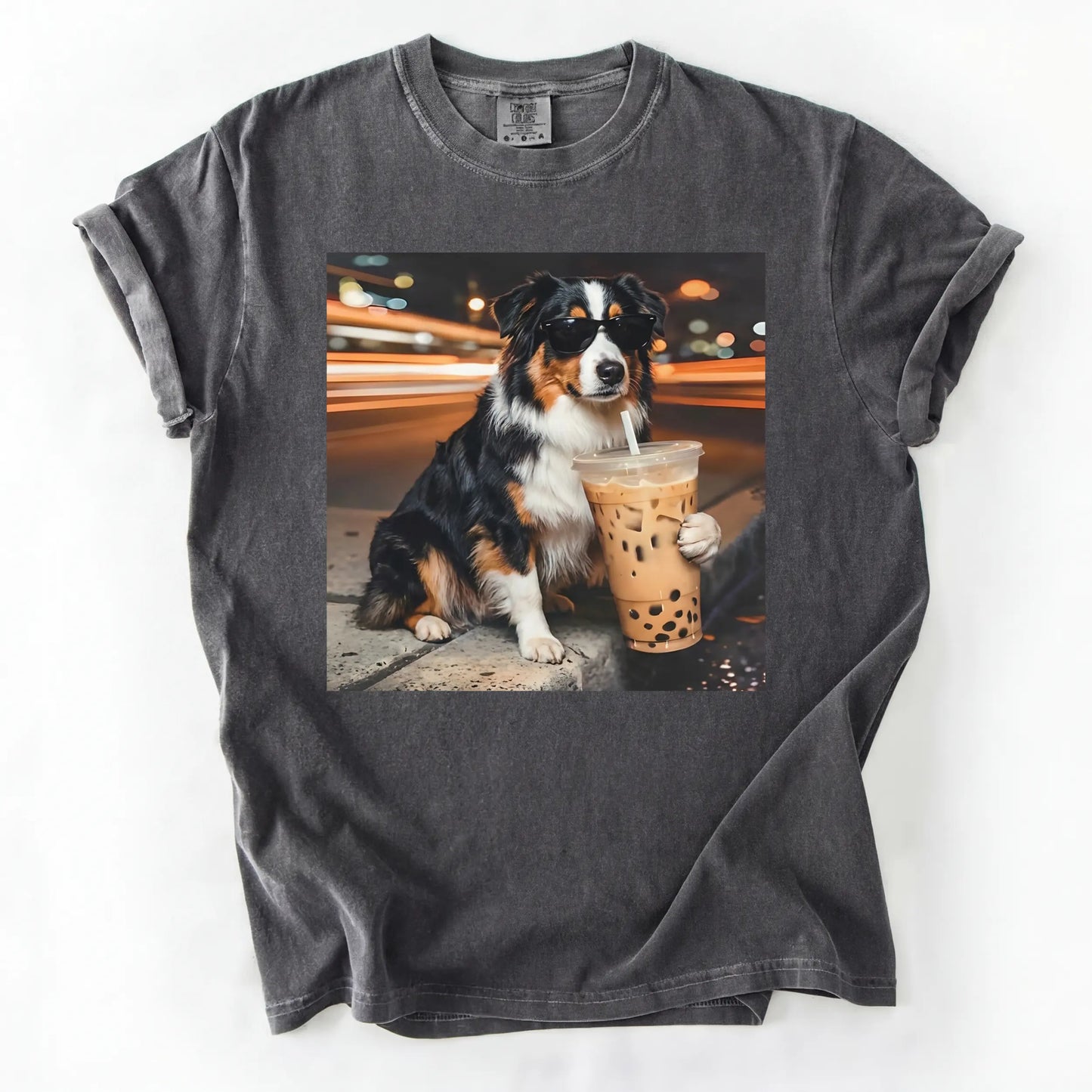 Dog Drinking Bubble Tea Meme Gift for Dog Lovers T-Shirt/Sweatshirt/Hoodie
