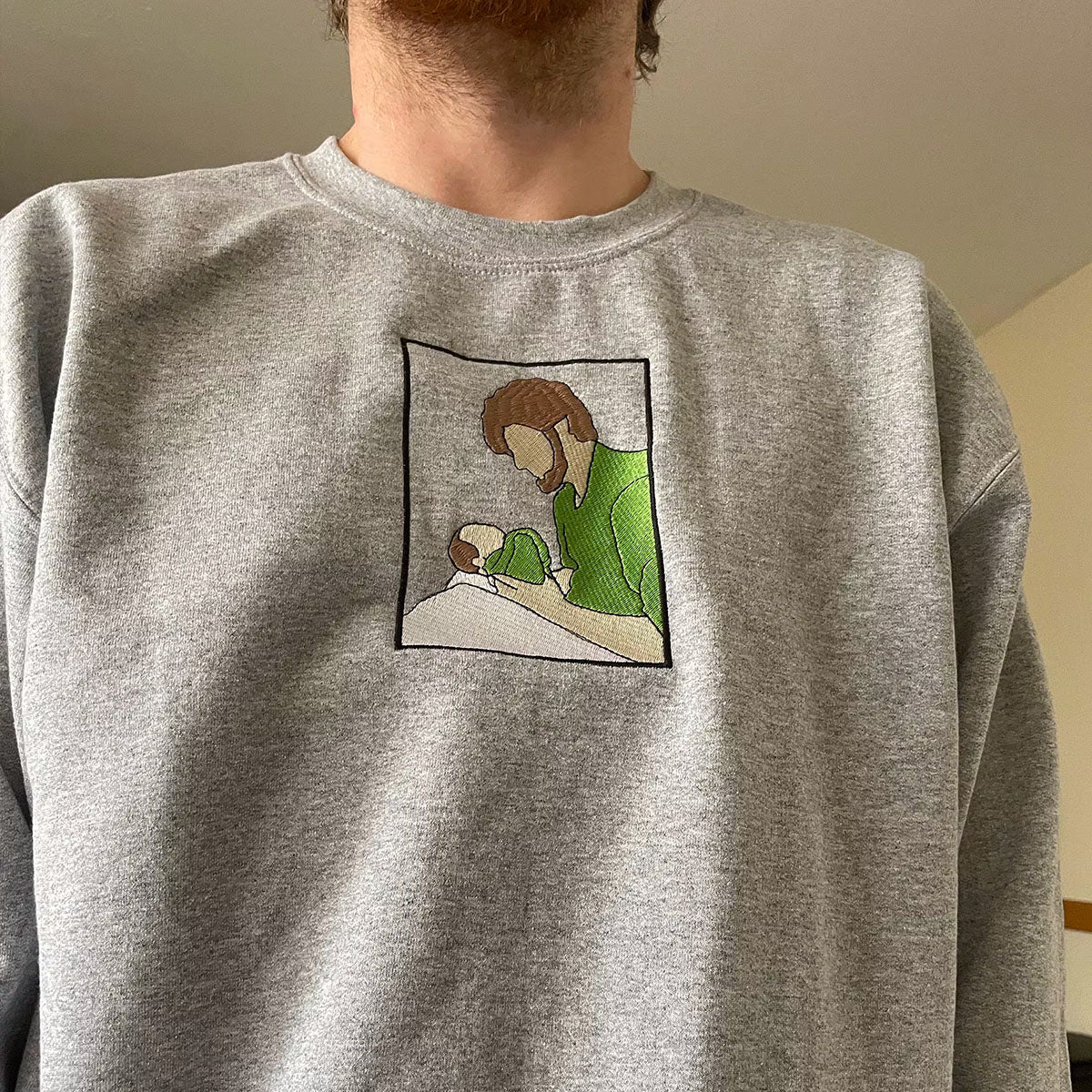 Custom Hoodie with Picture Embroidered Sweatshirt Family Portrait