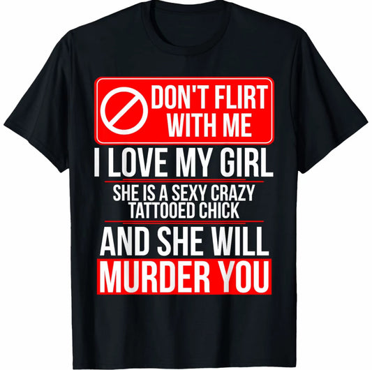 C32L12 Boyfriend Girlfriend Matching Funny T-Shirt/Sweatshirt/Hoodie