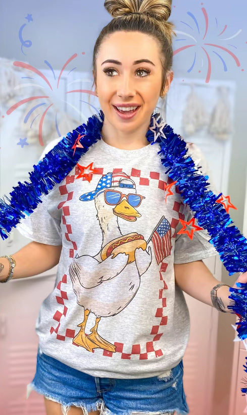 Patriotic Goose Funny T-Shirt/Sweatshirt/Hoodie