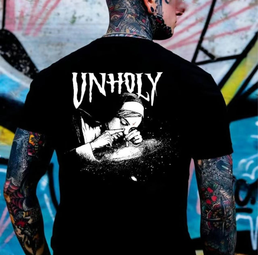 Unholy Nun Smoking Dark Style T-Shirt/Sweatshirt/Hoodie